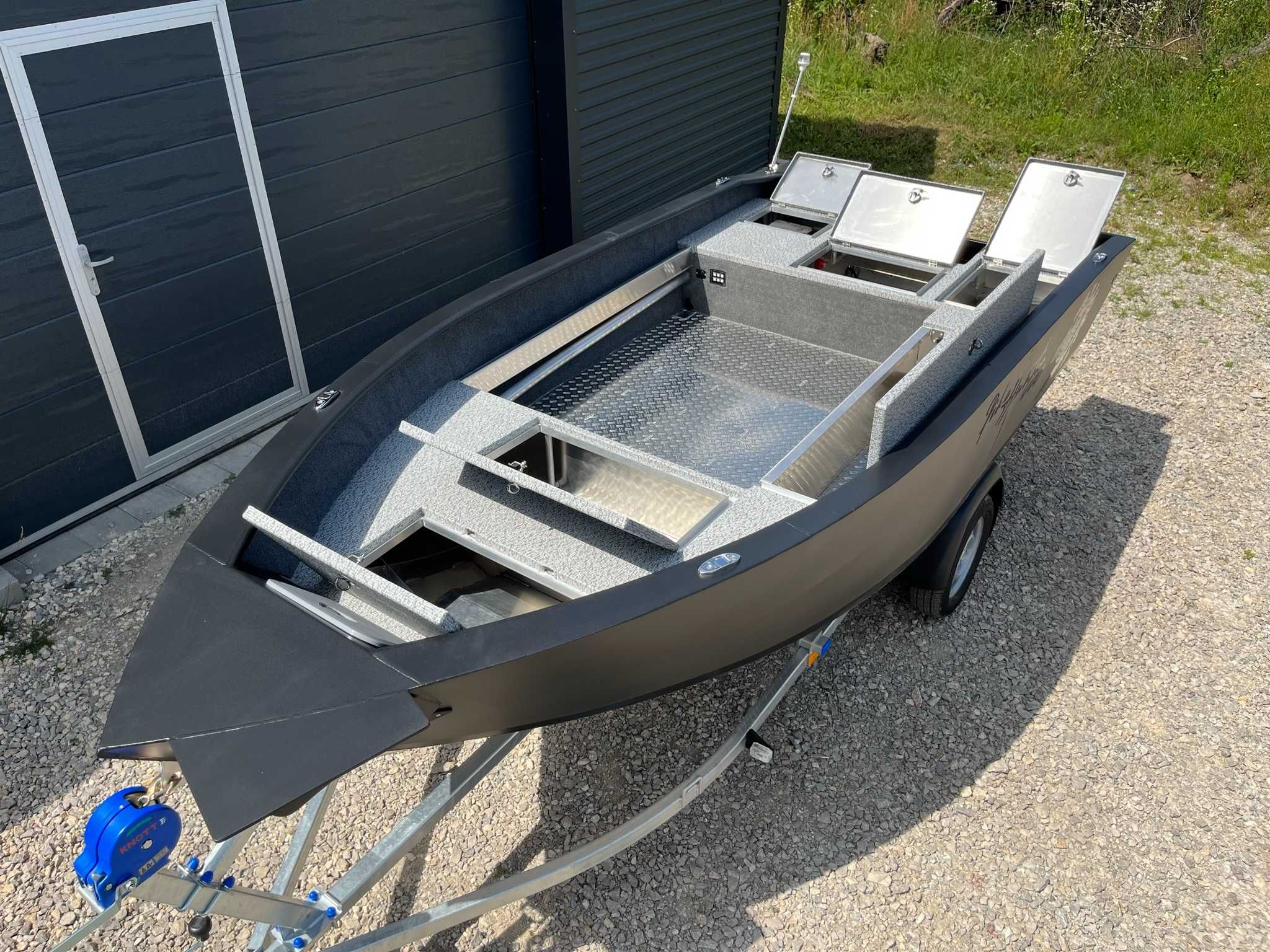 Łódź wędkarska PikeHunter 440, łódka wędkarska aluminiowa ( 4,4m)
