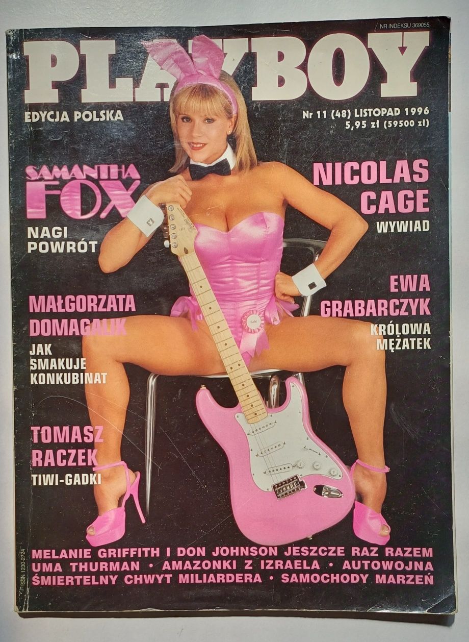 Playboy * Nr 11 (48) Listopad 1996 Samantha Fox