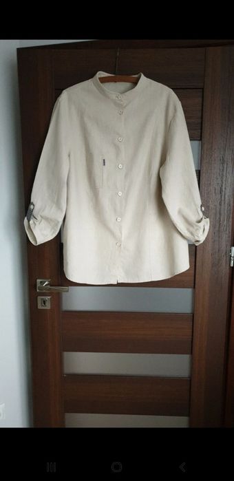 Lniana koszula tunika  r L/xL