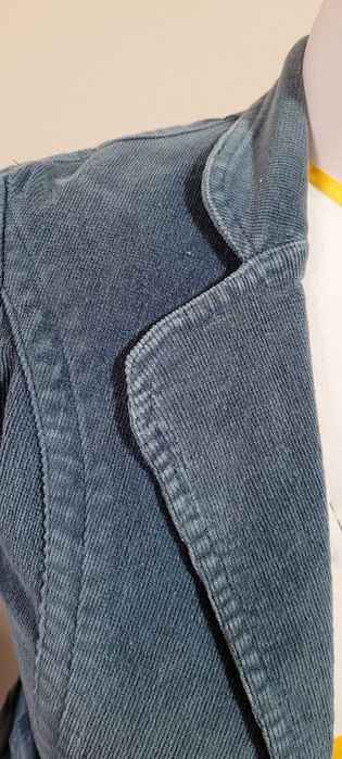 Blazer azul de mulher