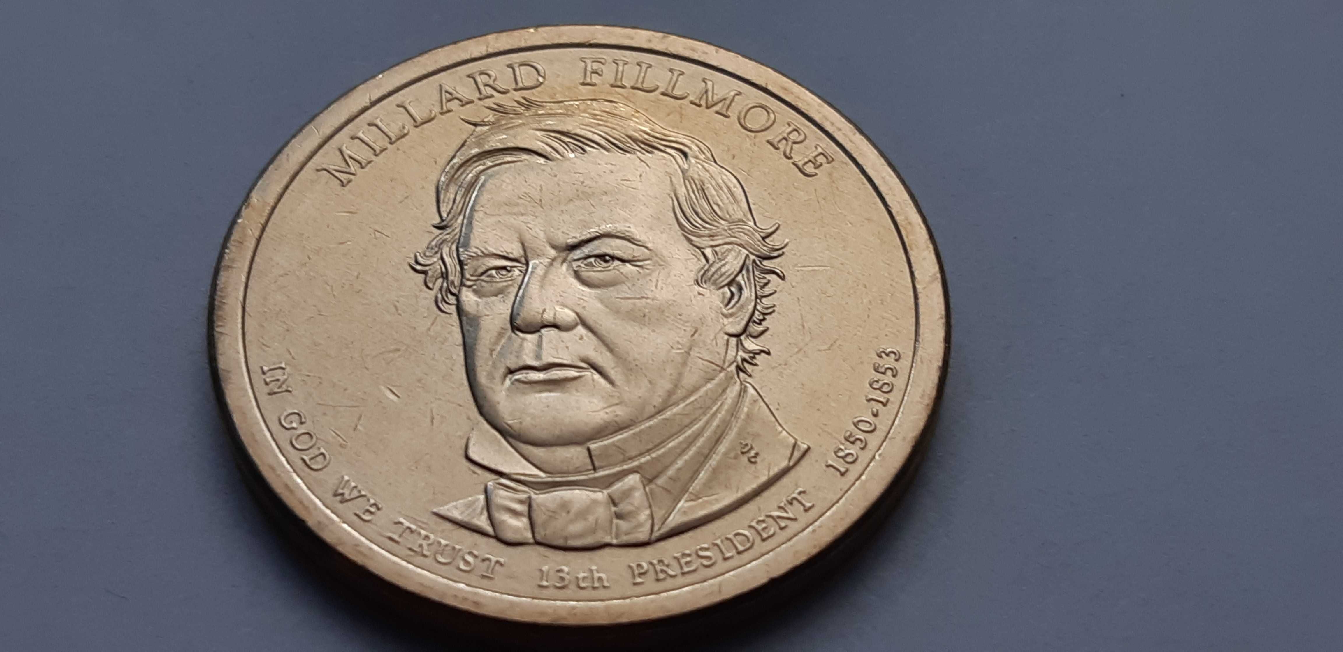 USA 1 dolar - Millard Fillmore - stan menniczy - mennica D