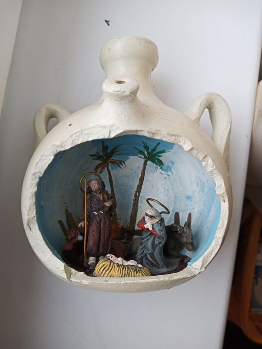 Hiszpania ORTIGAS szopka bożonarodzeniowa. Ceramiczna. PRACA RĘCZNA.