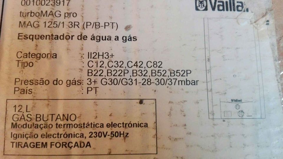 Esquentador marca Vaillant