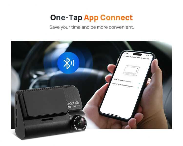 Автомобільний відеореєстратор Xiaomi 70mai Dash Cam 4K A810