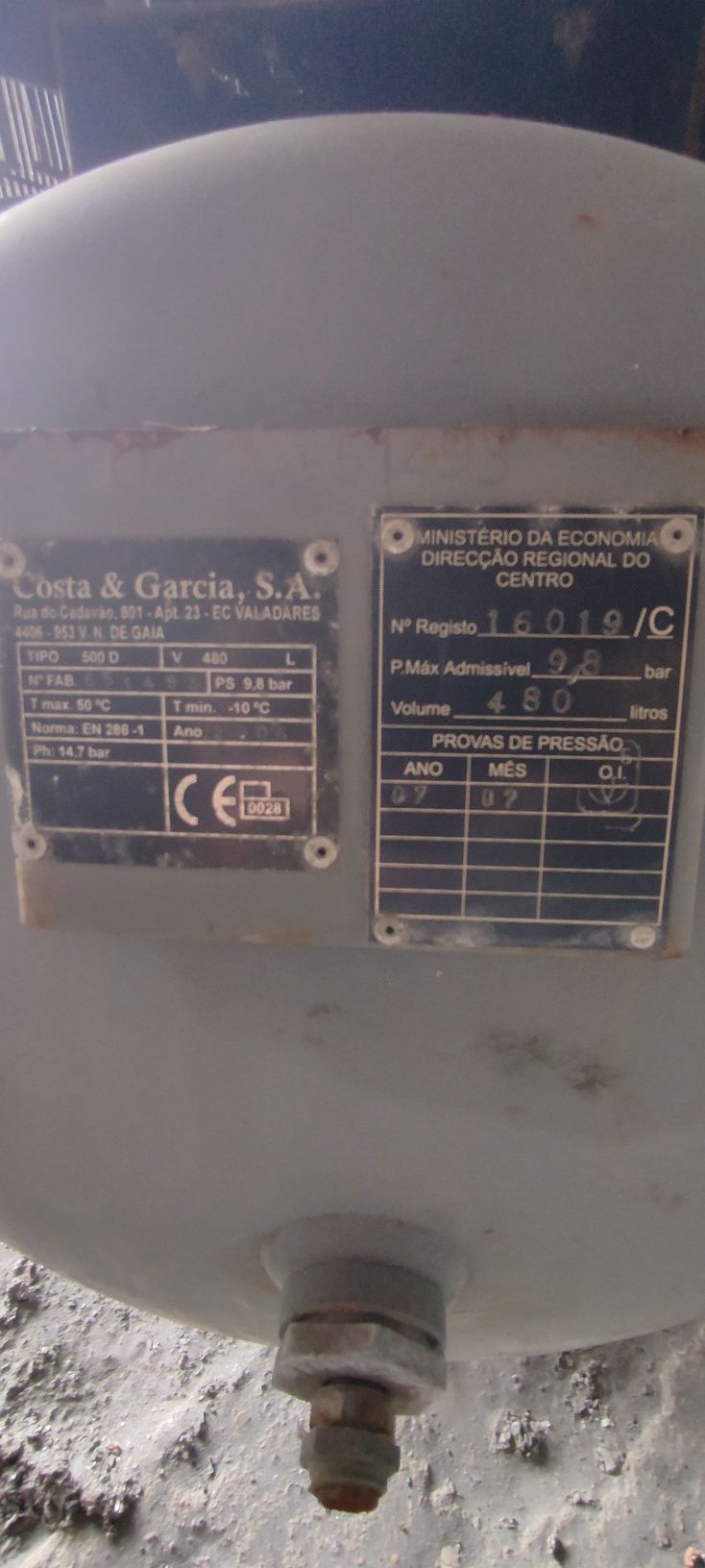 Compressor de ar 500 litros