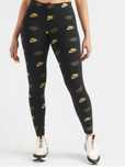 Leggings Nike Preto e Dourado Tamanho S