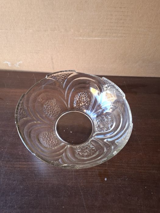 Stara misa szklana szkło PRL