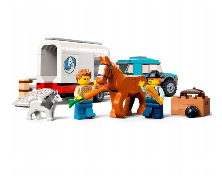 Nowe Klocki LEGO City 60327 - Przyczepa do przewozu koni