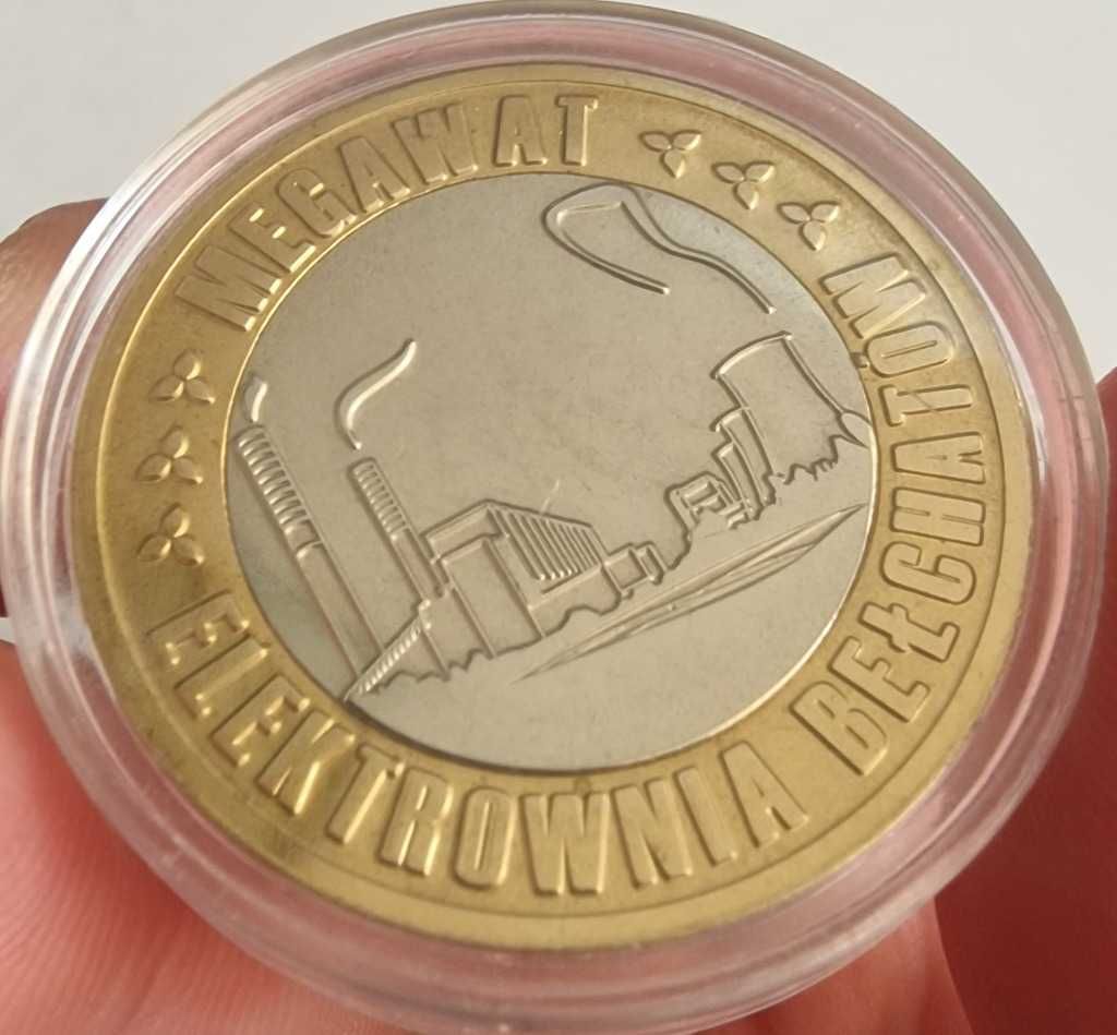 Żeton medal okolicznościowy 40 lat Elektrownia Bełchatów