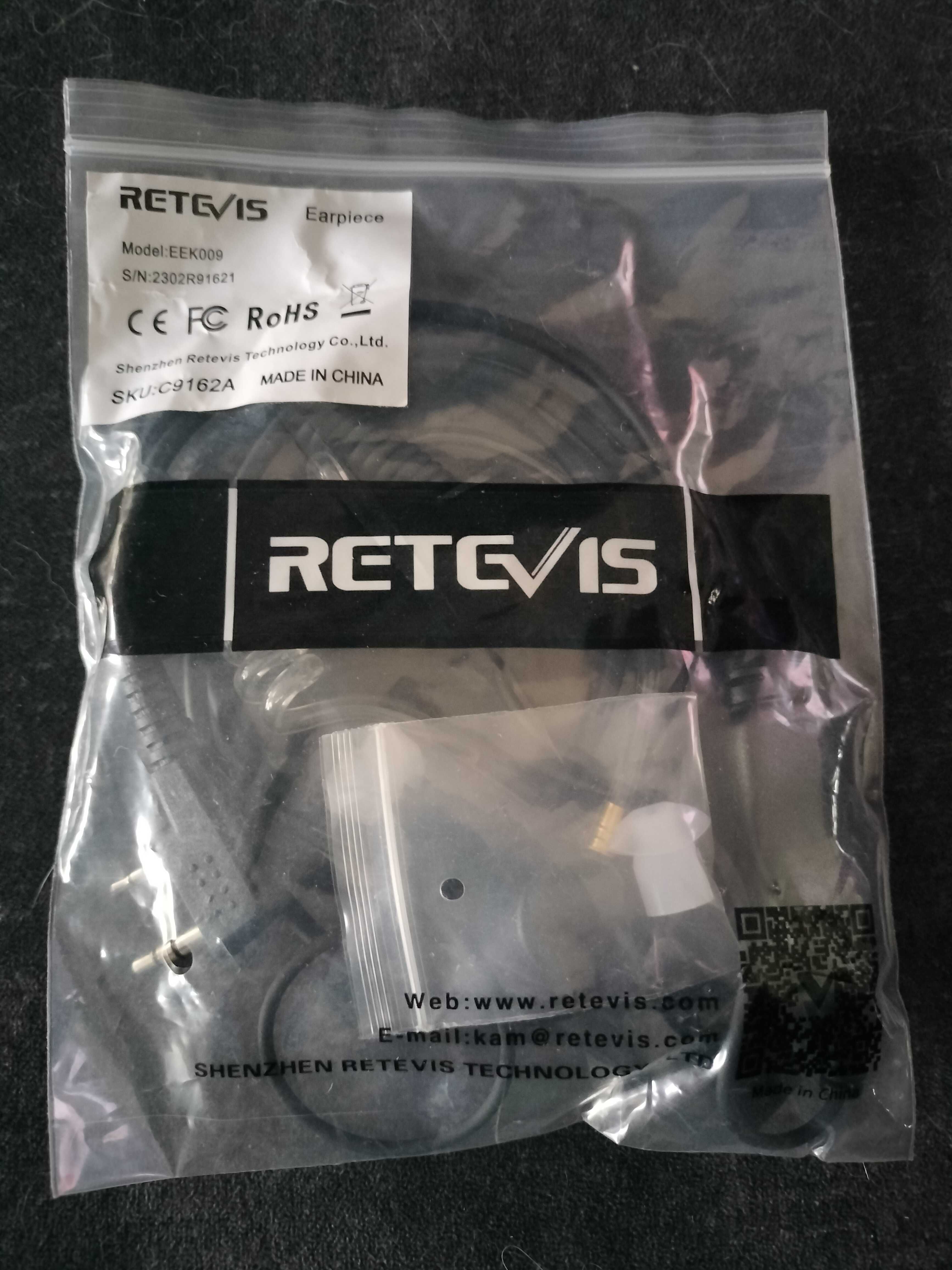 Słuchawki z mikrofonem, Retevis Walkie Talkie, spp536