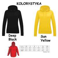 NOWA damska bluza z kapturem hoodie rozm XS 280g. Just Hoods JH001F