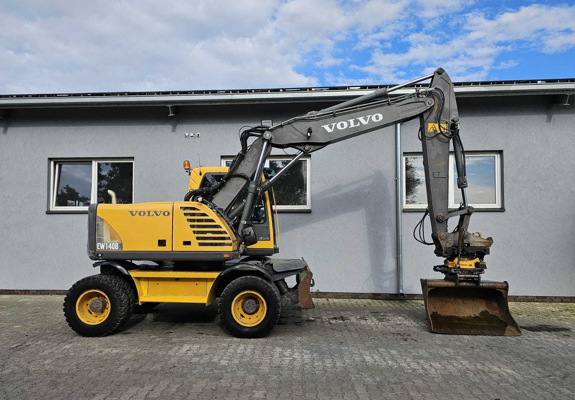 VOLVO EW 140 B 8127H 2006r Oryginał ROTOTILT ENGCON Szczypce GPS 3D