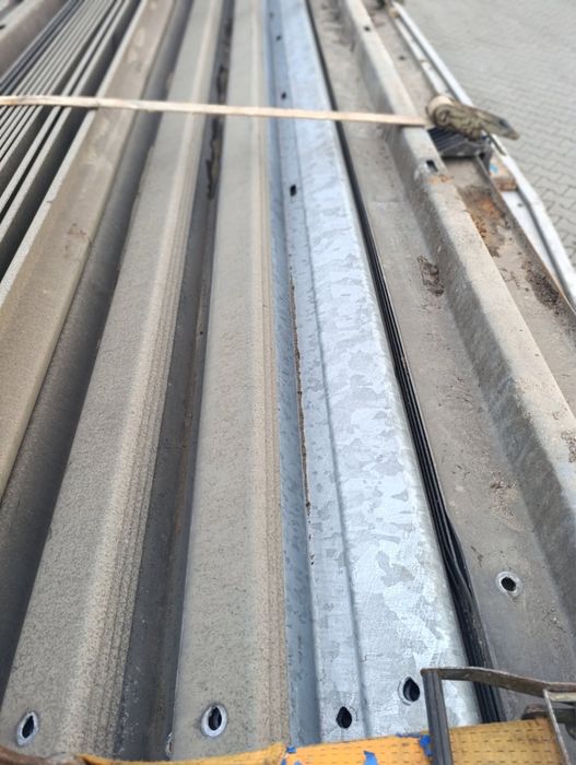 BARIERY DROGOWE ocynkowane 4m, używane na wygrodzenia dla bydła