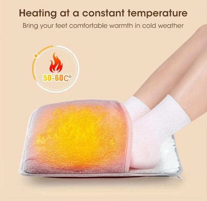 USB грелка для ног портативный коврик с подогревом