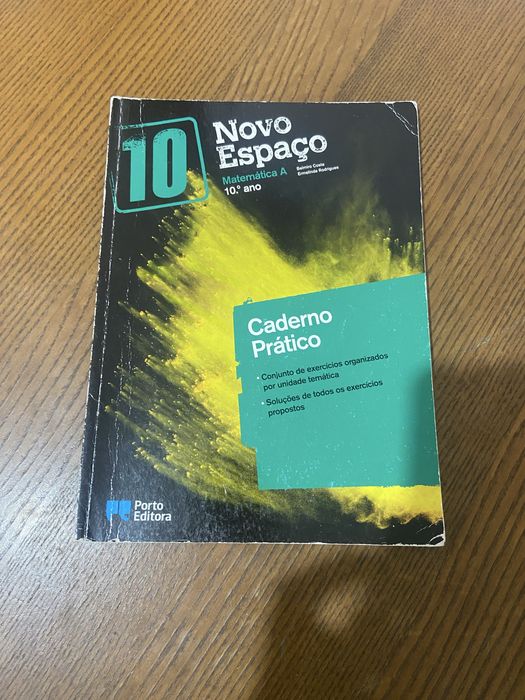 Manuais e caderno de atividades Matemática A 10 ano