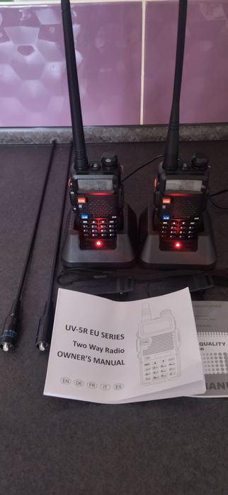 Baofeng UV-5R з додатковими антенами