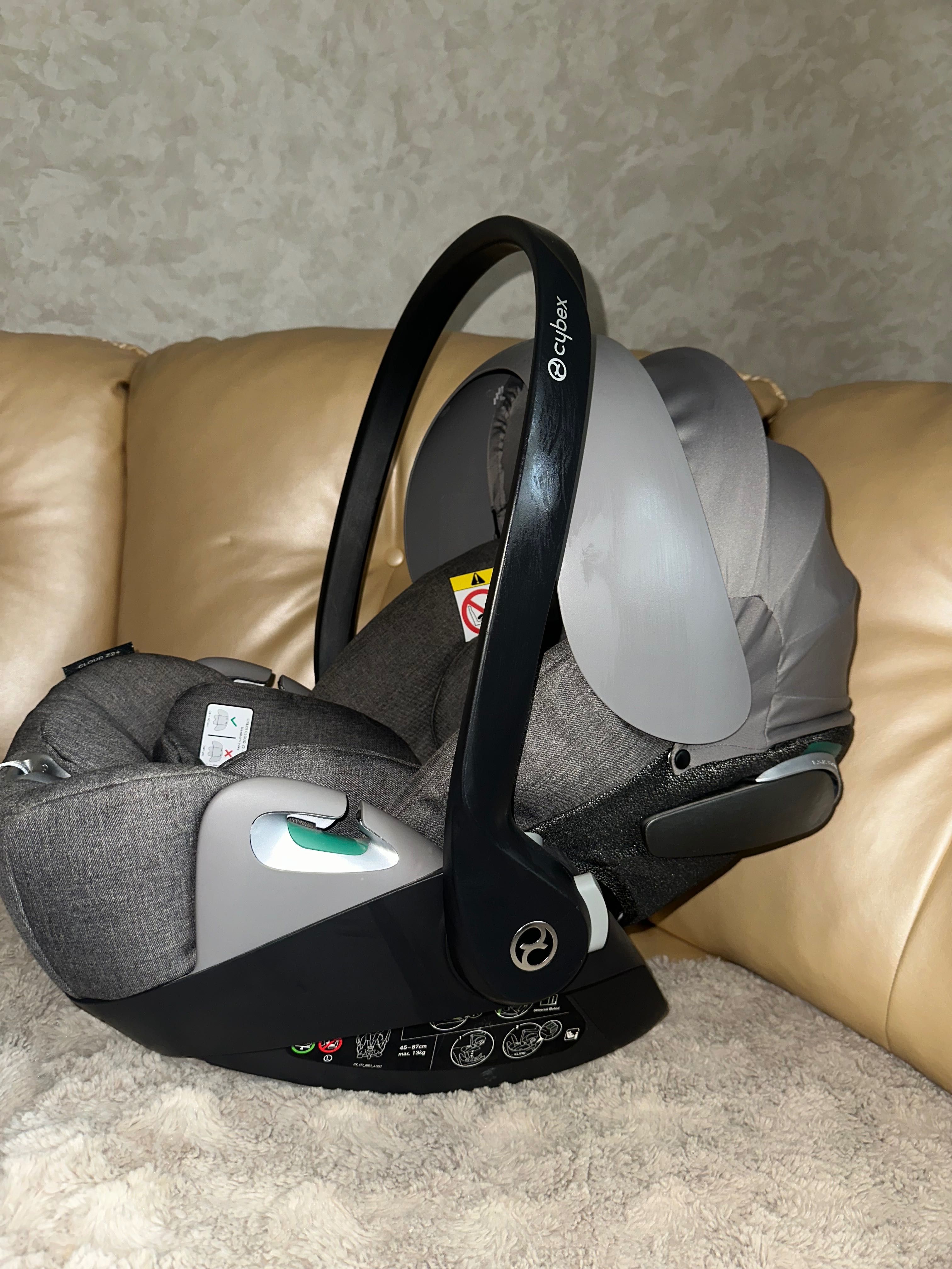 Автокрісло cybex cloud z i-size soho grey / plus