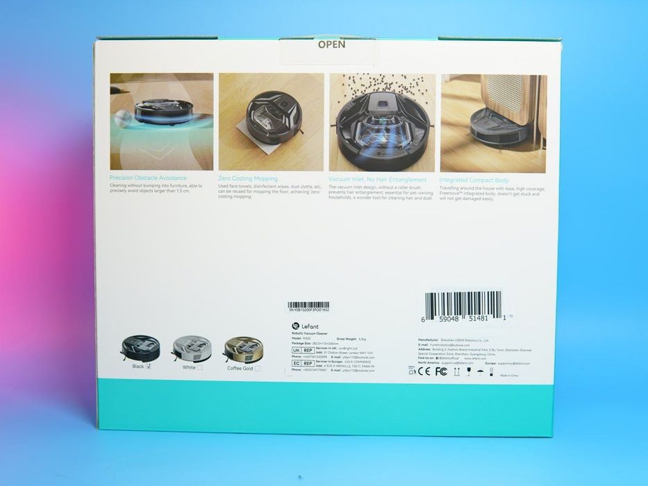 Робот-пылесос Lefant M320 для эффективной уборки дома — мощность, тиши