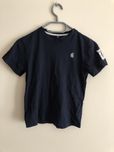 T-shirt granatowy basic 5-10-15 rozmiar 140 koszulka