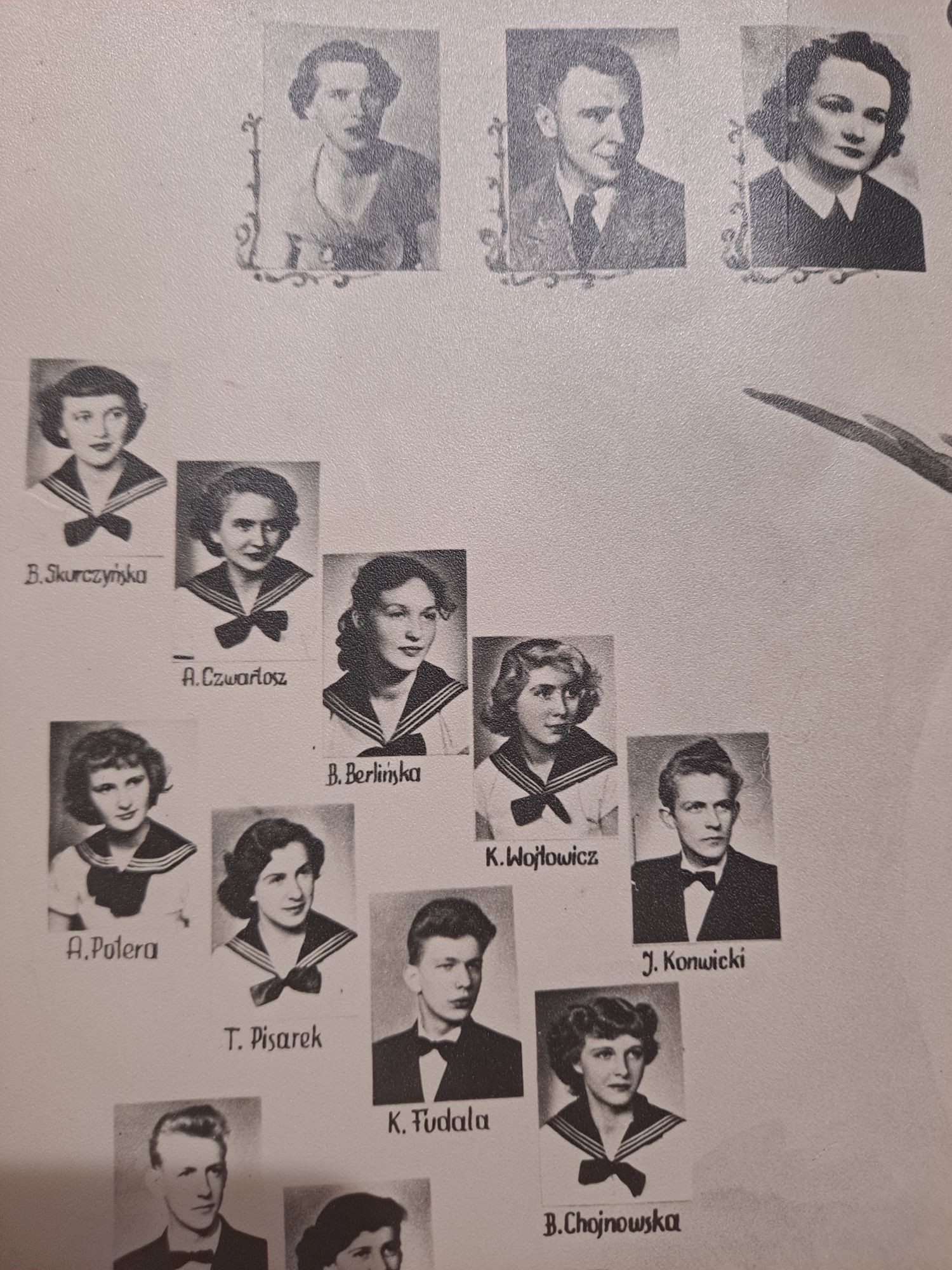 Stare zdjęcie liceum 1956