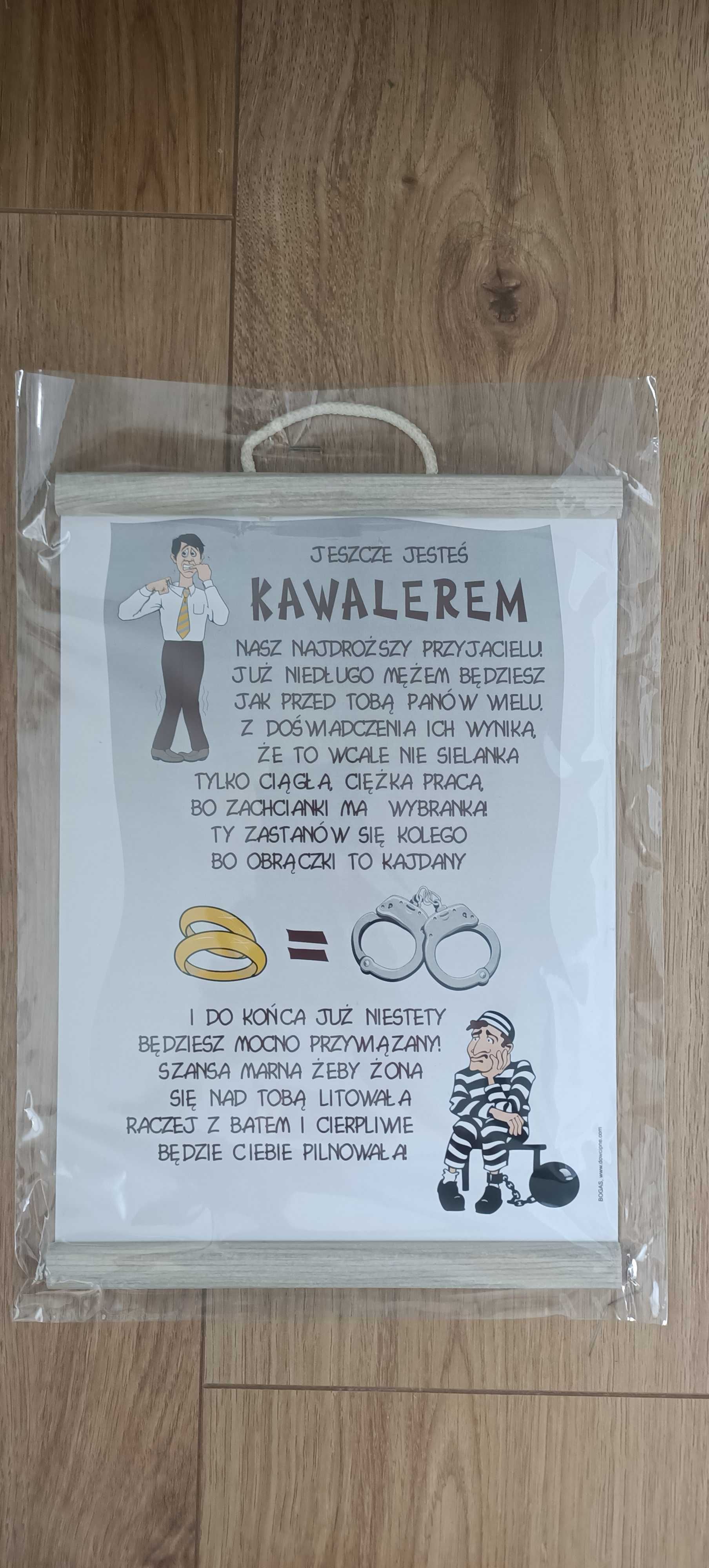 Dyplom panieński wieczór pamiątka panna młoda ślub prezent śmieszny