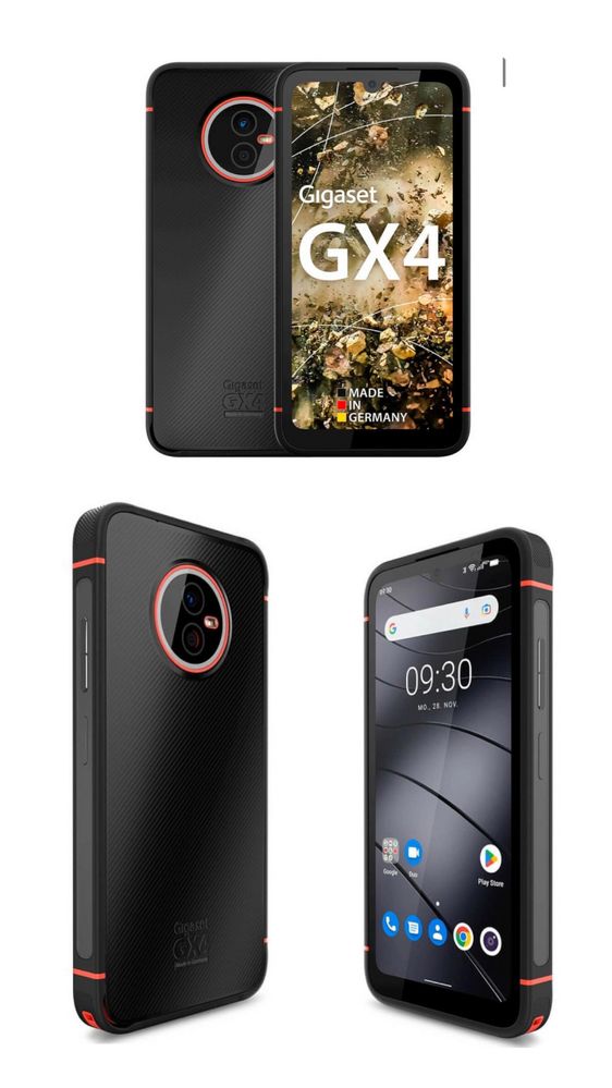 Смартфон Gigaset GX4 4/64GB Black (S30853H1531R111)