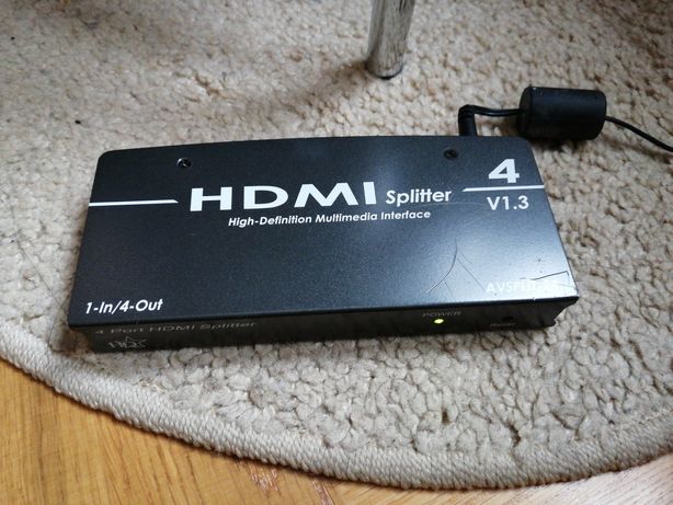 Rozdzielacz splitter HDMI x4