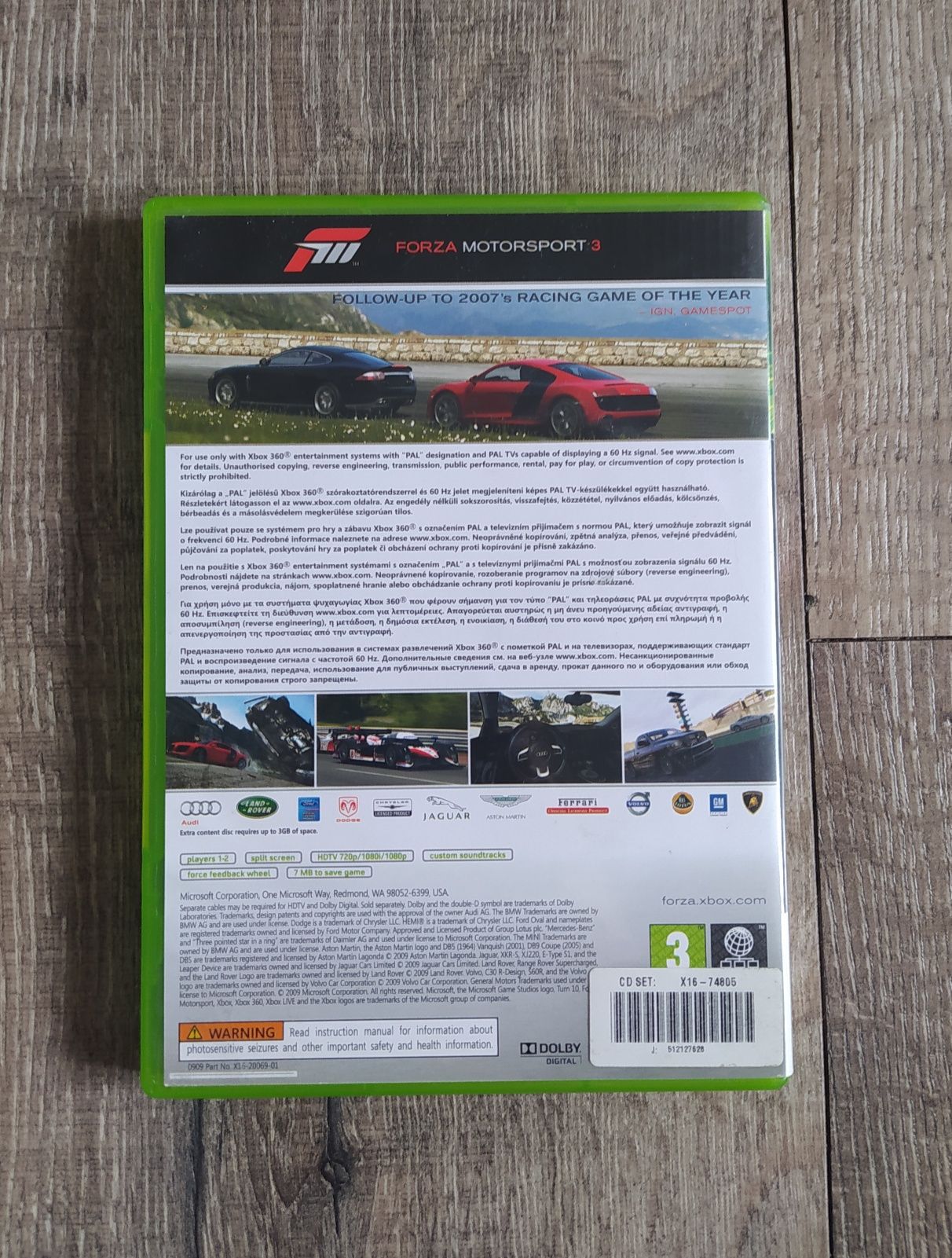 Gra Xbox 360 Forza Motorsport 3 Wysyłka