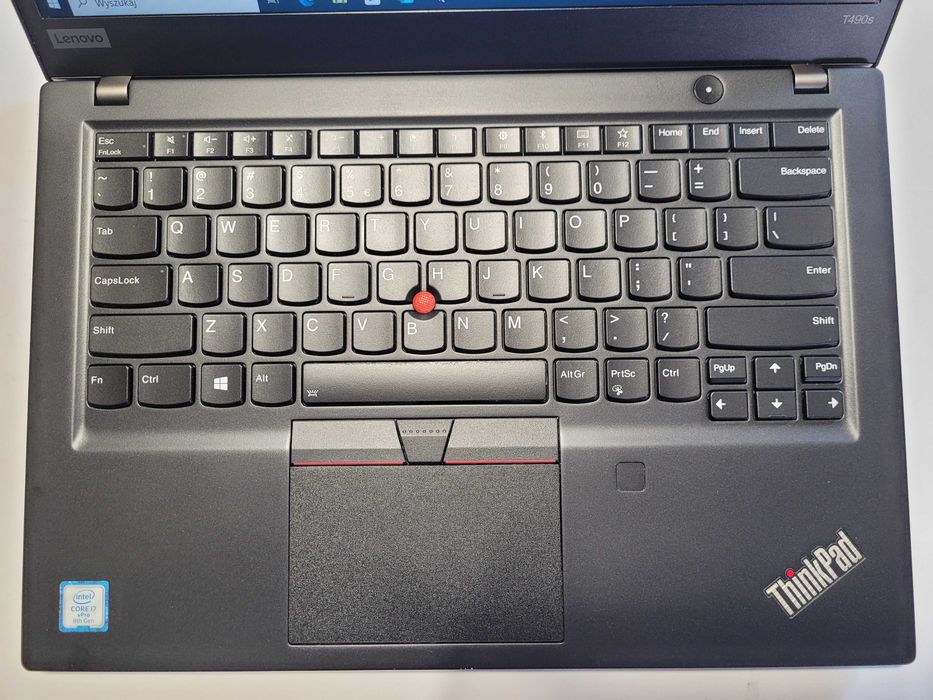 Laptop Lenovo Thinkpad T490s i7 / 32GB /512GB/14 _DOTYK _RRezerwacja_P