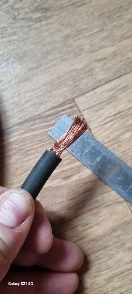 Продам длинный кабель  кабеля для сварки (10-25мм)