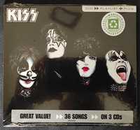 Kiss - Playlist + Plus 3 CD Novo