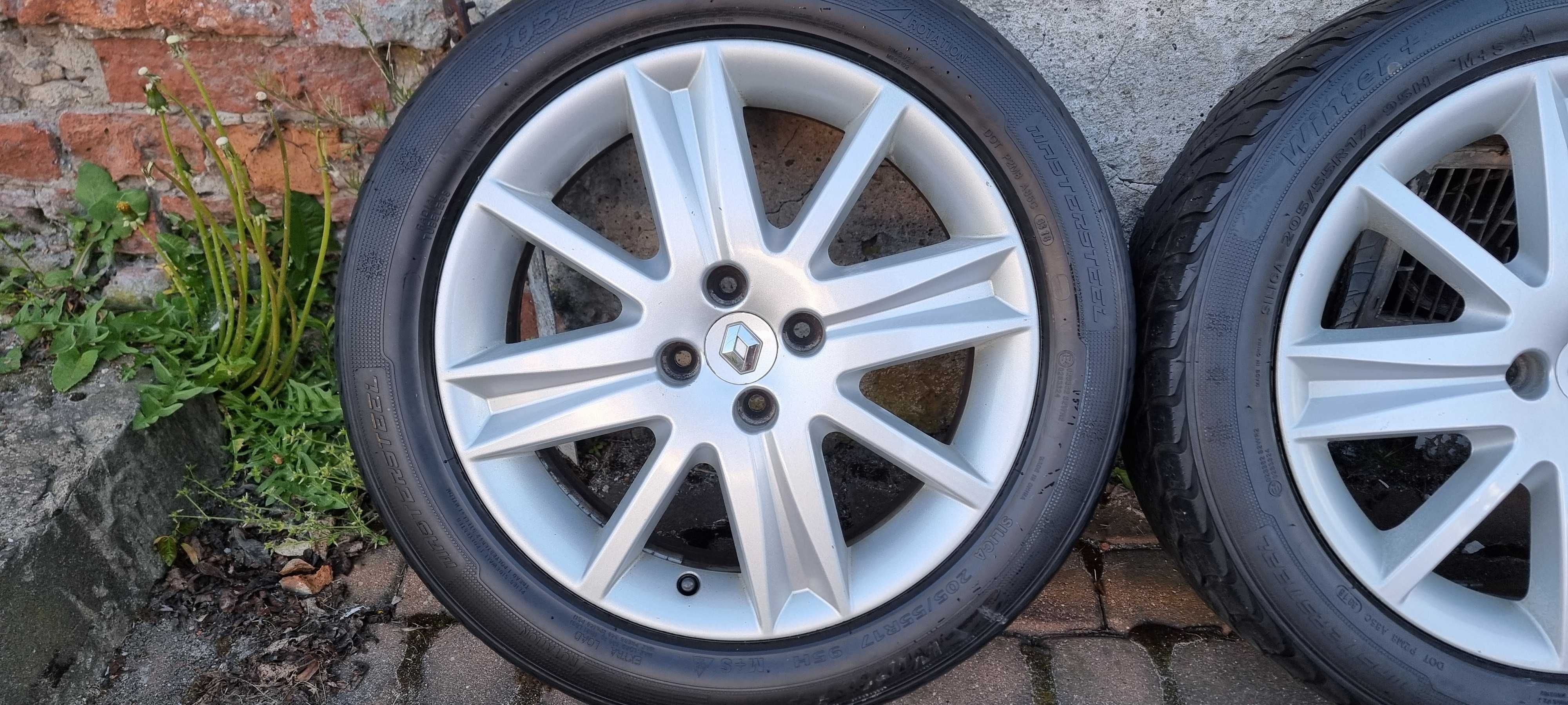 Alufelgi Renault 17" ET49 4x100 - KOMPLET !