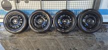 Koła felgi stalowe+opony 205/55/16 zimowe Pirelli jak nowe VW 5x112