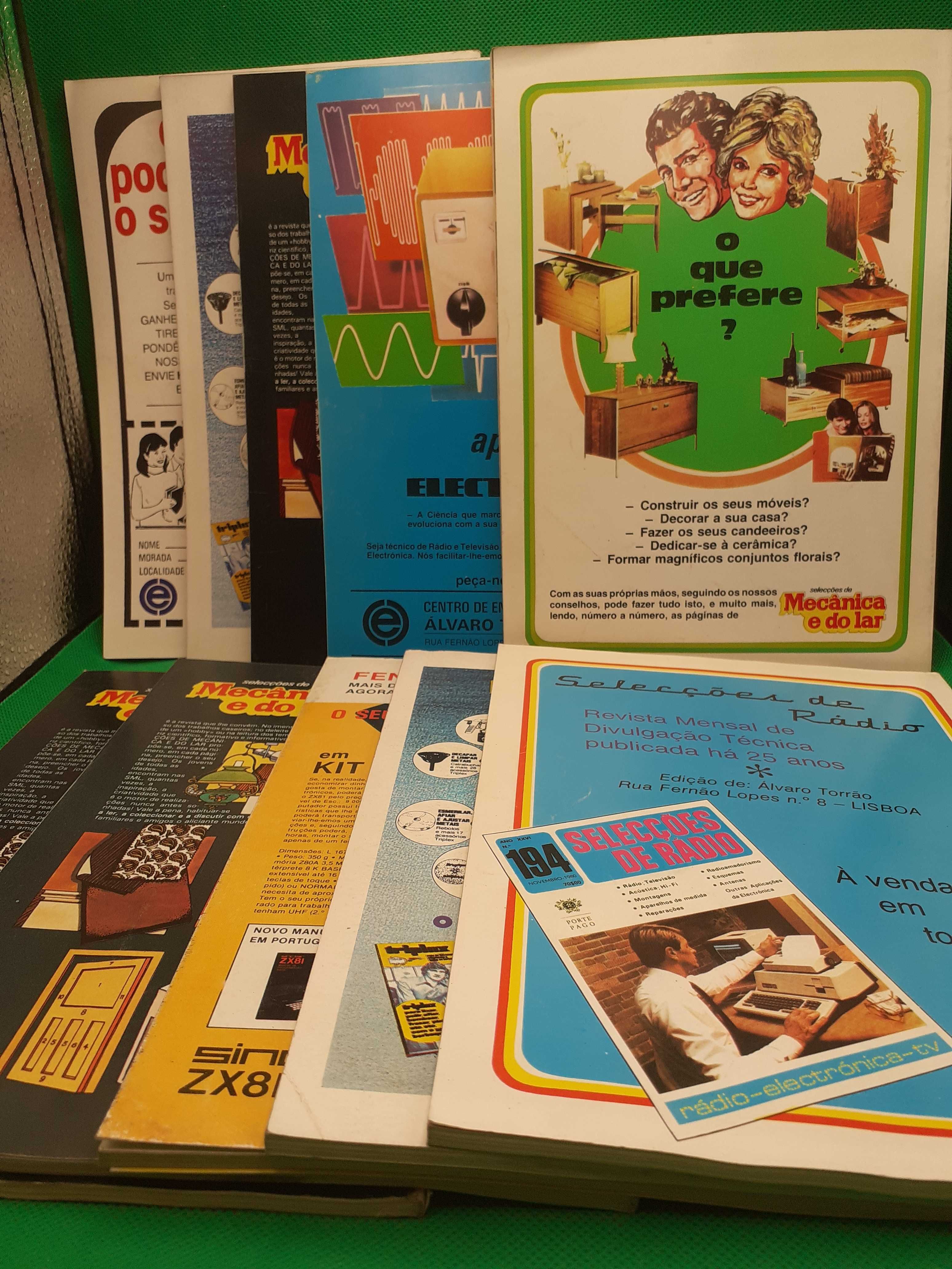 Livro - REF SD - Lote de Revistas Mecânica e do Lar (ler descrição)