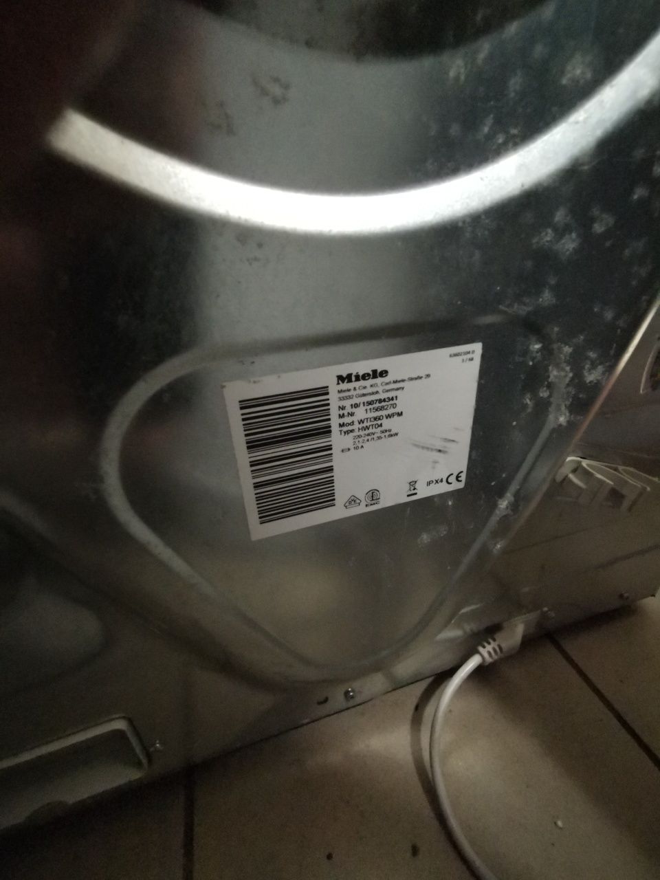 Pralko – suszarka WT Miele WTI 360 WPM, PowerWash, 8/5kg, Single Wash&