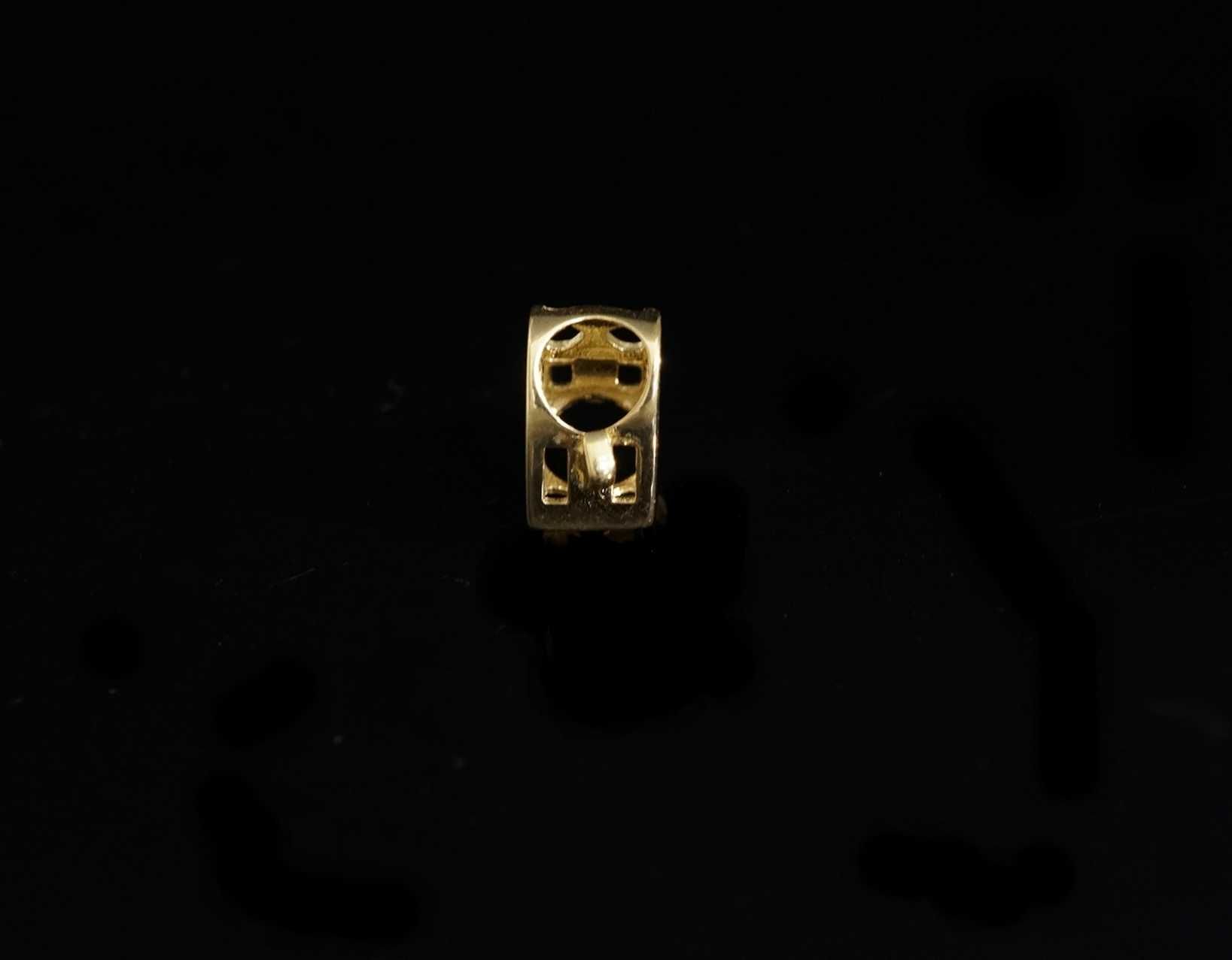 Złoto 585 - złota zawieszka beads serce