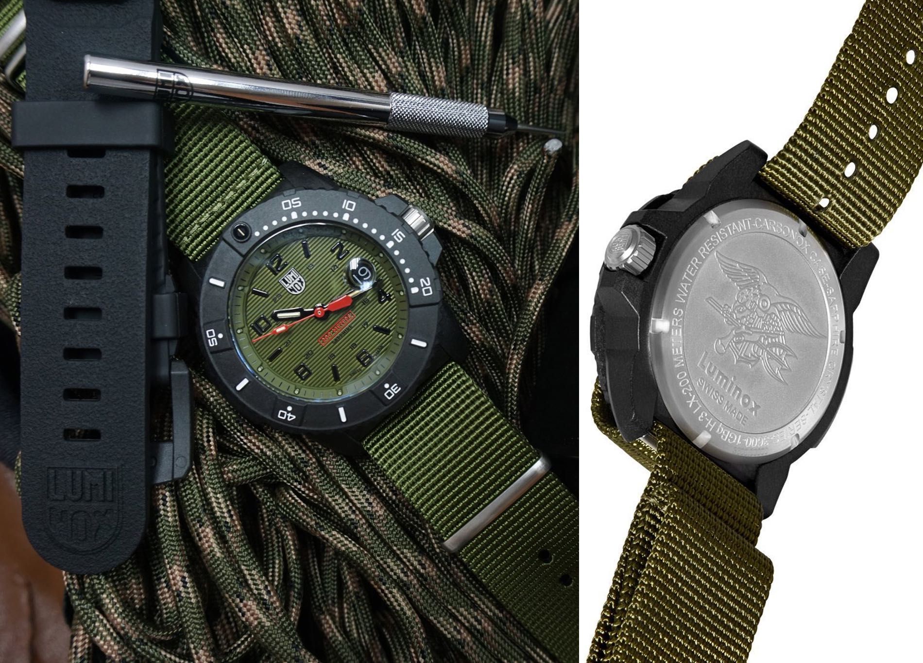 Годинник LUMINOX 3617.SET Navy Seal 3600 Tritium 45 mm 200 MT SAPPHIRE