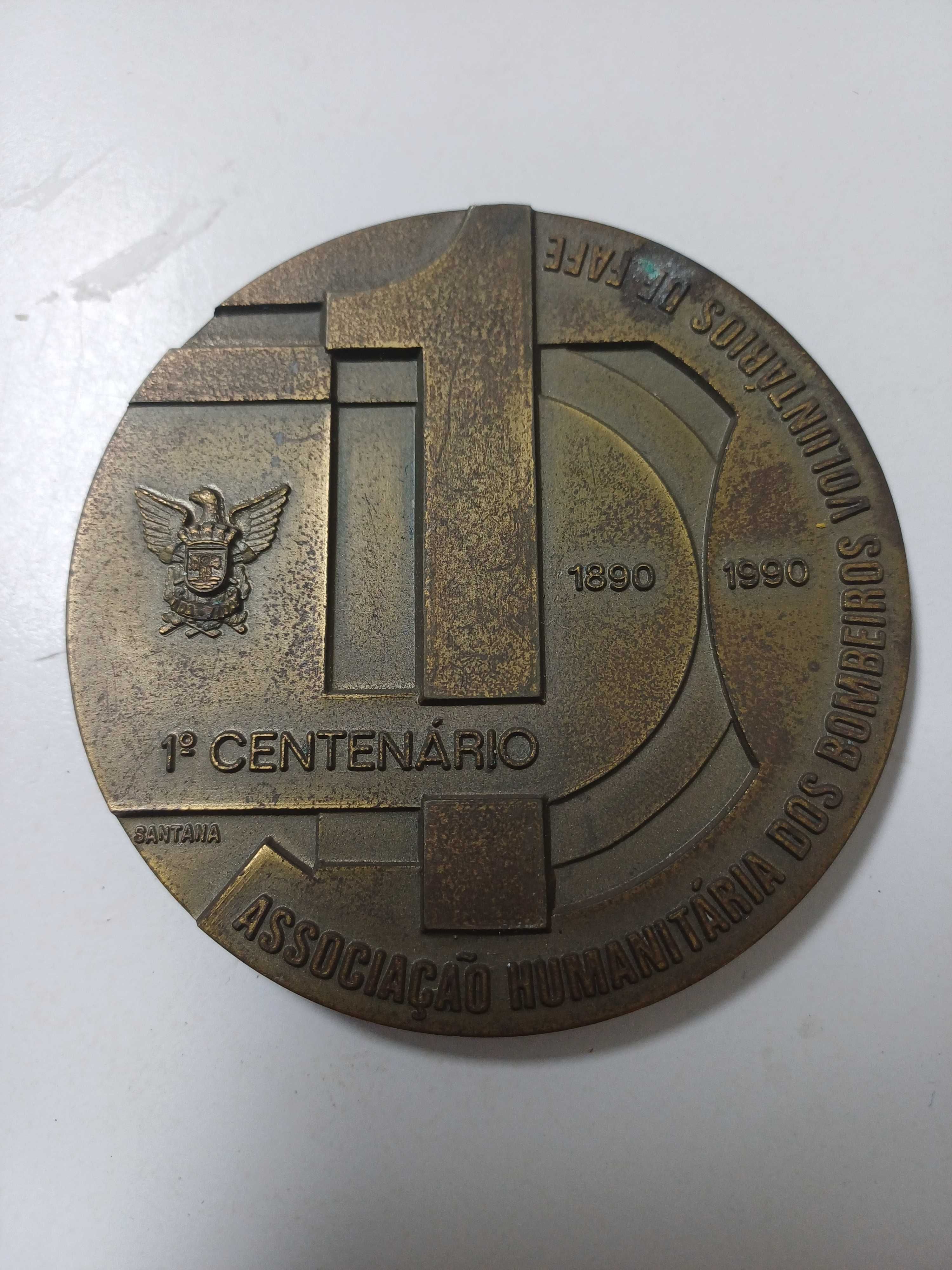 Medalhas alusivas aos bombeiros 5 unidades