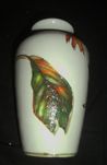 Jarra/ânfora de porcelana decorada