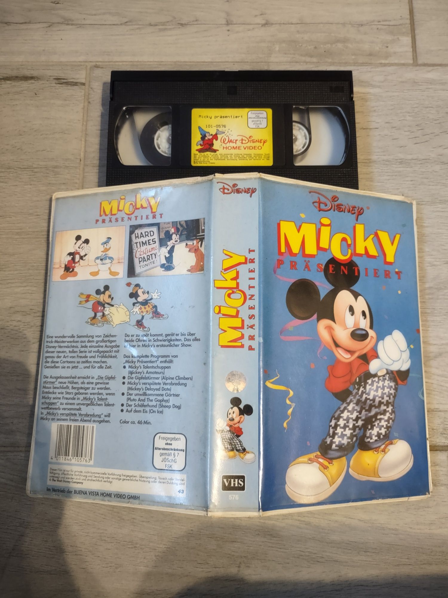 Film VHS Mickey Maus Walt Disney Home Video Myszka Miki