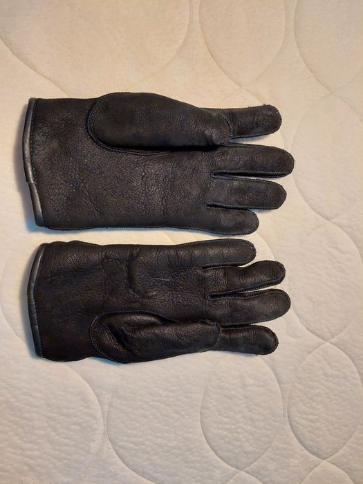 NOWY Kożuch męski XXL skóra i wełna owcza - Leder