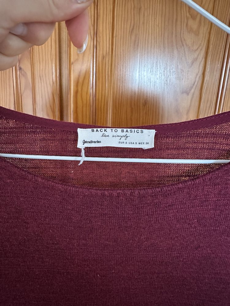 Camisola Stradivarius Vermelha