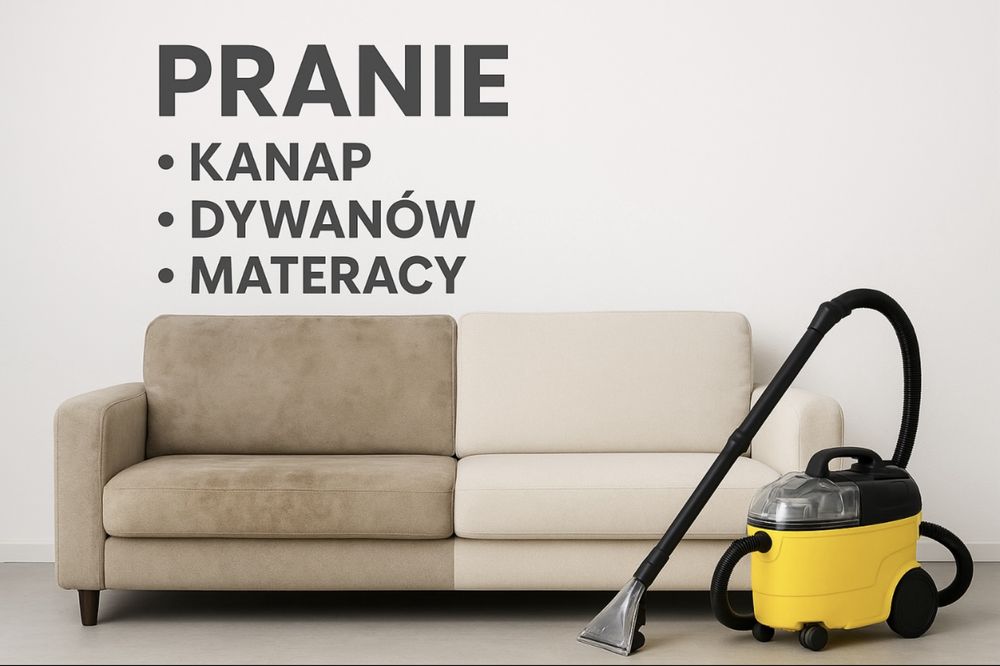 Pranie Kanap, Dywanów i Materacy –DOJAZD GRATIS SANDOMIERZ I OKOLICE