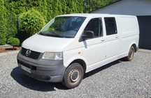 Volkswagen Transporter T5 LONG 1,9 TDI 6 osób 2008 Klima salon Polska