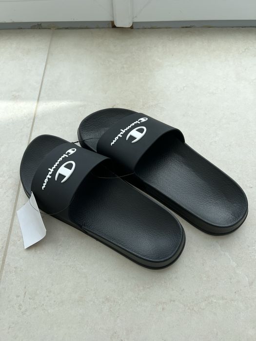 Нові оригінальні шльопанці Champion чемпіон резинові тапочки тапки літ