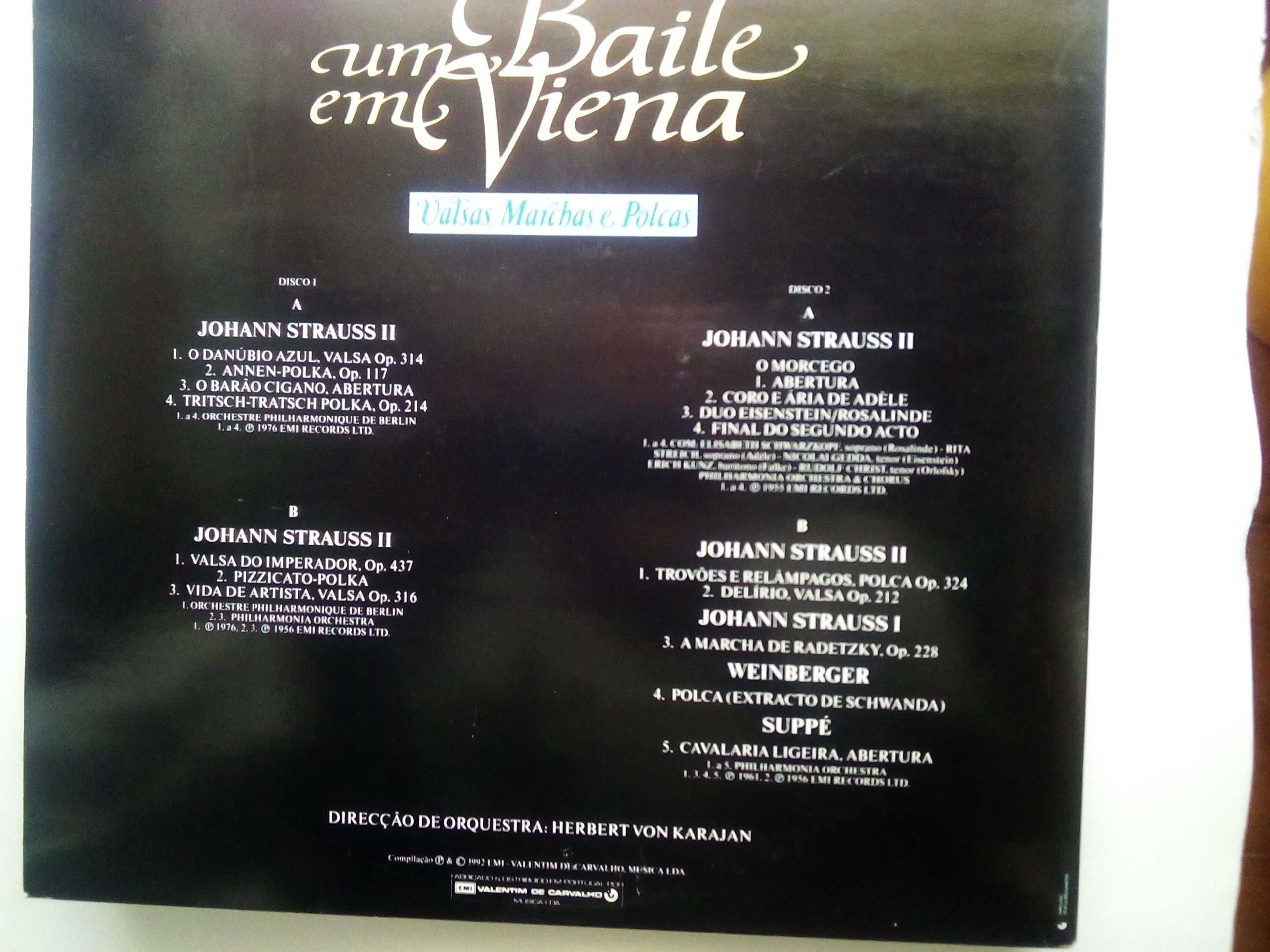 Karajan, disco vinil duplo 33 rpm, Um baile em Viena