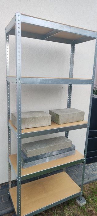 Regał Warsztatowy, Garażowy Ultra 193x90x45 cm 5P/500 kg