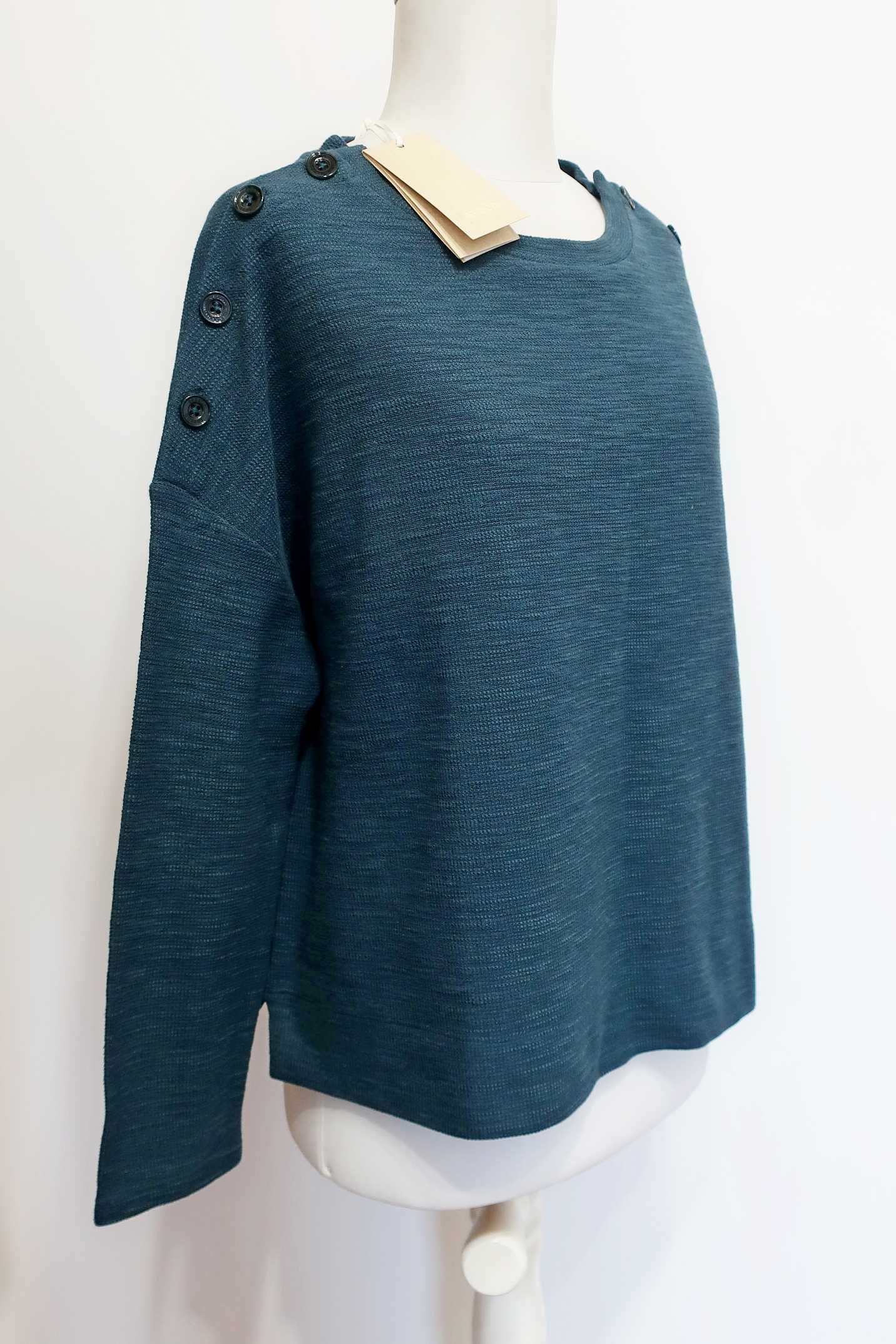 sweter turkusowy Sessun Austin bawełna L