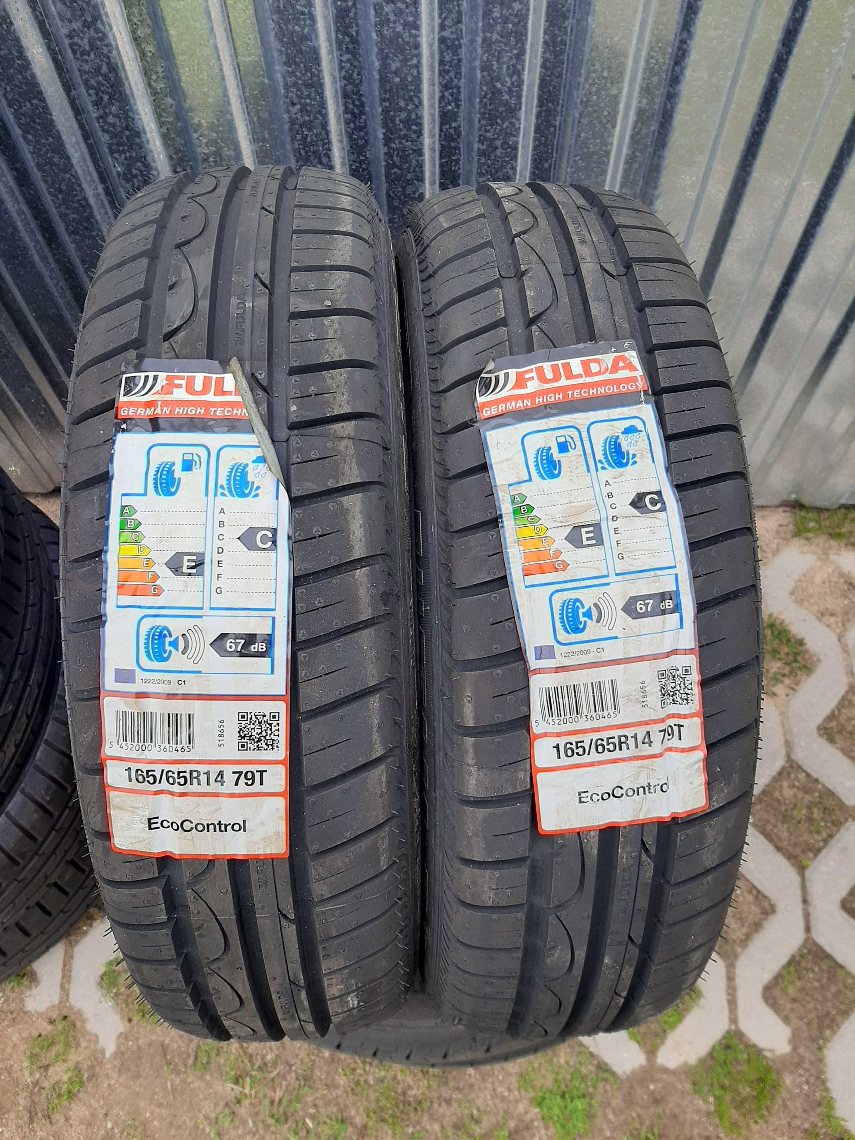 2x Opony letnie 165/65R14 Fulda EcoControl Nowe Okazja