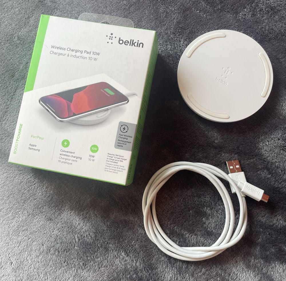 Indukcyjna ładowarka firmy BELKIN na 10W